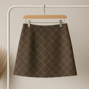 J. Crew A-Line Skirt in Classic Plaid